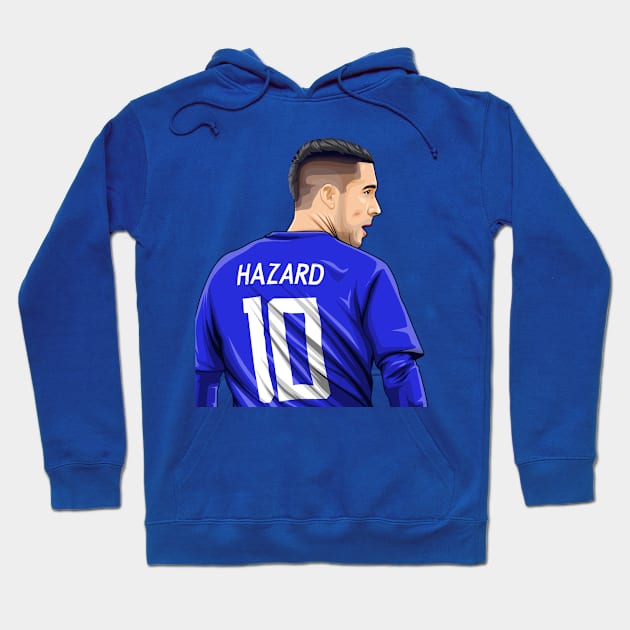 Eden Hazard Hoodie by Aldduardo